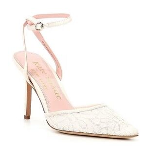 NWT Kate Spade Bridal Lace Heels Size 9 ivory